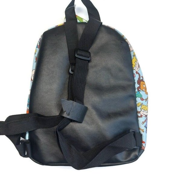 Bioworld Nickelodeon Rugrats MINI Soft Backpack Blue Multi-Color 11" x 9" - Picture 4 of 6